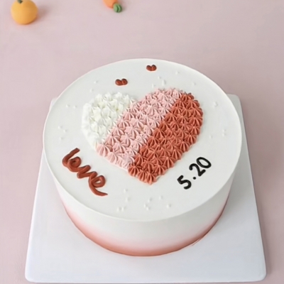 Heart shape cake