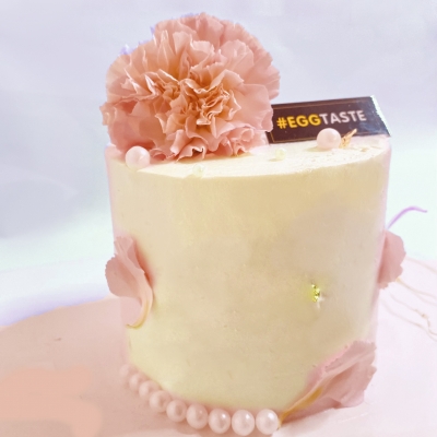 1朵康乃馨+蛋糕