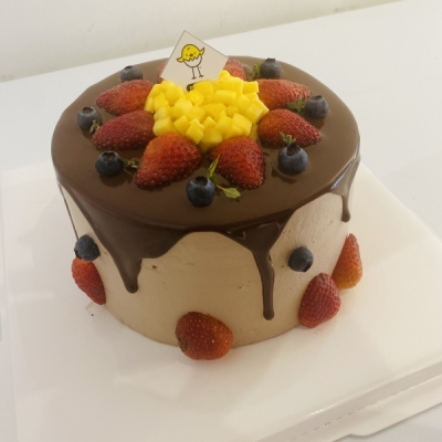 巧克力水果蛋糕 Choco Fruit Cake