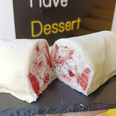 草莓千层毛巾卷 Strawberry Towel Crepe