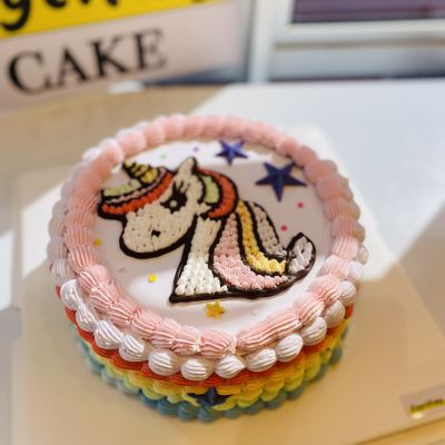 unicorn彩虹蛋糕